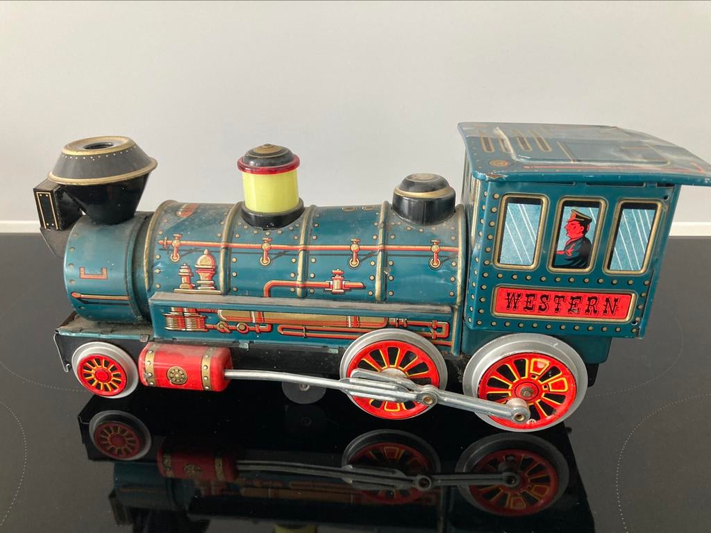 Modern Toys blikken trein, Ophalen of Verzenden, Zo goed als nieuw, Trein