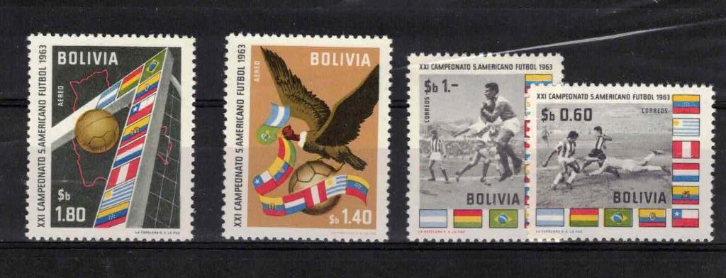 postzegels belgie  bolivie nrs 436/37+228/29 luchtpost xx, Postzegels en Munten, Verzenden, Orginele gom, Zonder stempel, Postfris