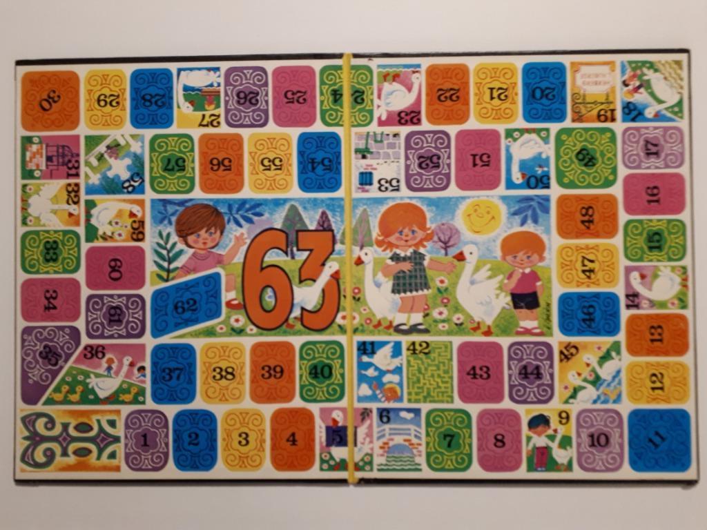 Ganzenbord - bordspel, Ophalen, Gebruikt