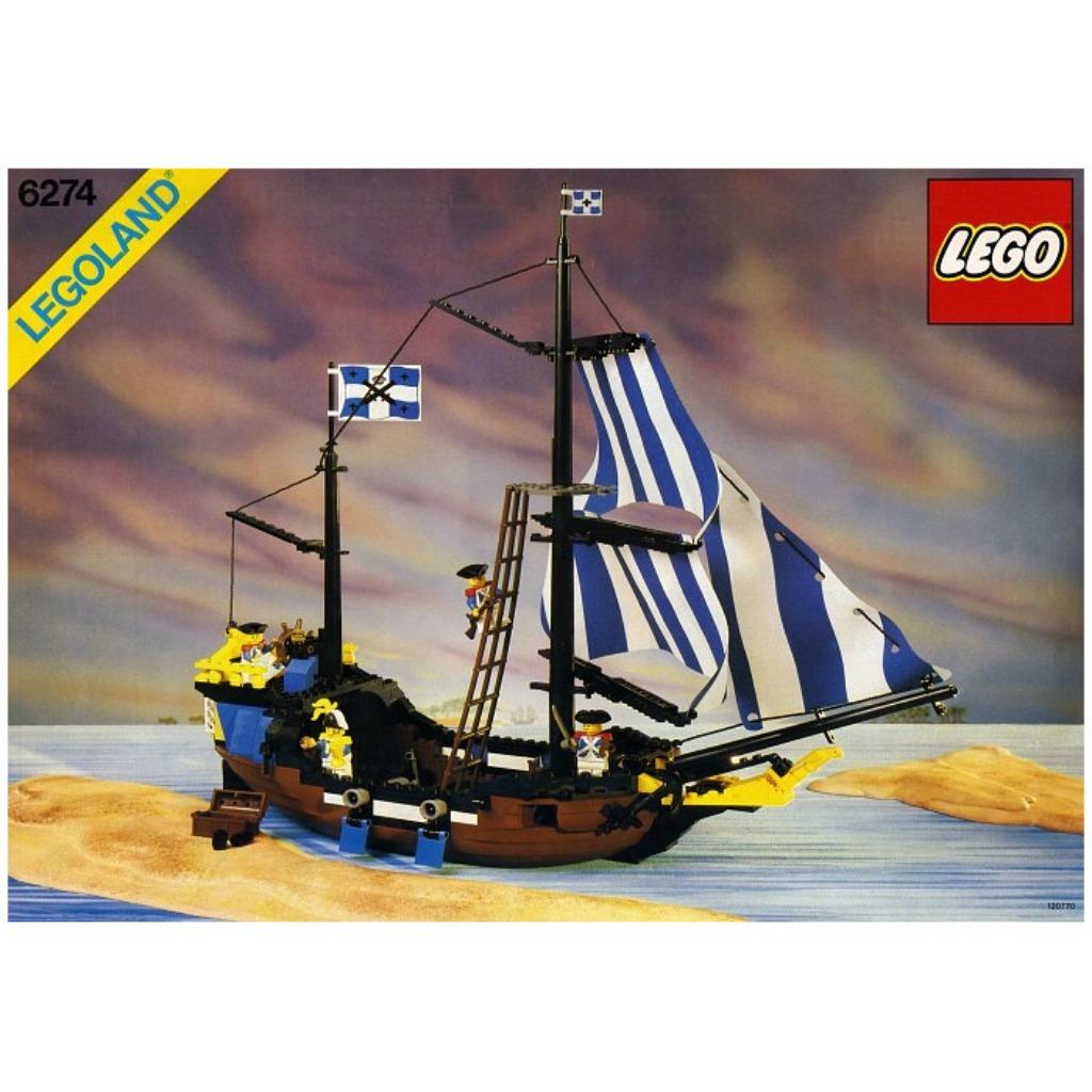 LEGO Piraten Pirates 6274 Caribbean Clipper in TOPSTAAT!!!, Enlèvement ou Envoi, Comme neuf, Ensemble complet, Lego