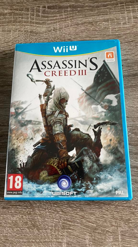 Assassin’s Creed 3, Games en Spelcomputers, Games | Nintendo Wii U, Avontuur en Actie, Online, Vanaf 18 jaar, 1 speler