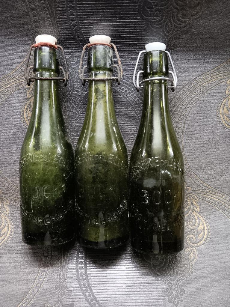 3 oude flesjes Bock Ecluse Het Sas Boortmeerbeek 33cl, Verzamelen, Ophalen of Verzenden, Gebruikt, Gebruiksvoorwerp