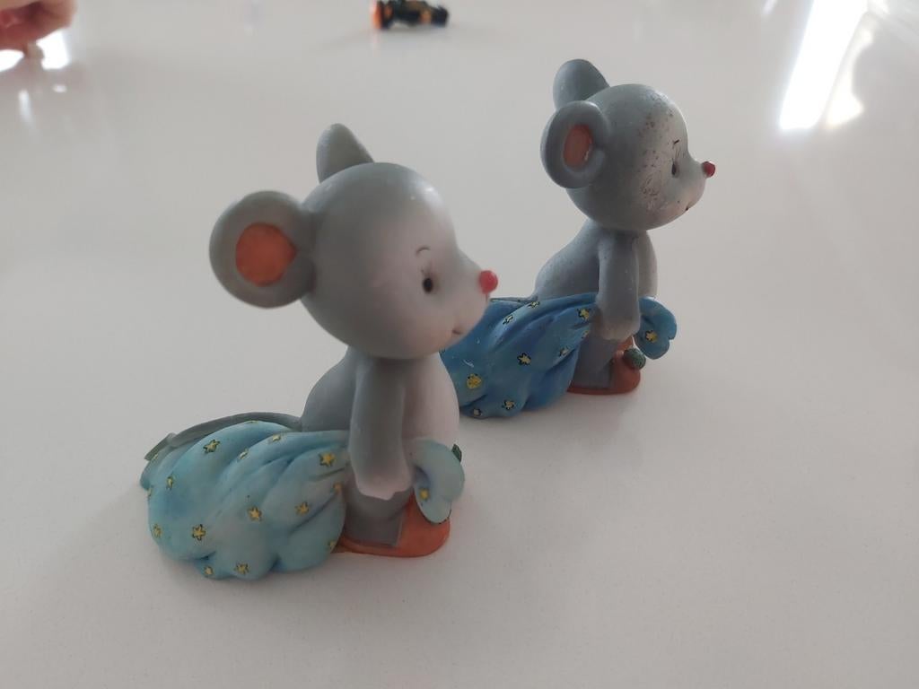 2 kleine muisjes voor de doop, Ophalen of Verzenden, Zo goed als nieuw, Feestartikel