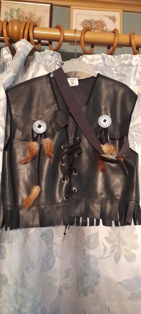 Cowboy vest maat 128,€3, Enlèvement, Comme neuf, 122 à 128, Garçon ou Fille