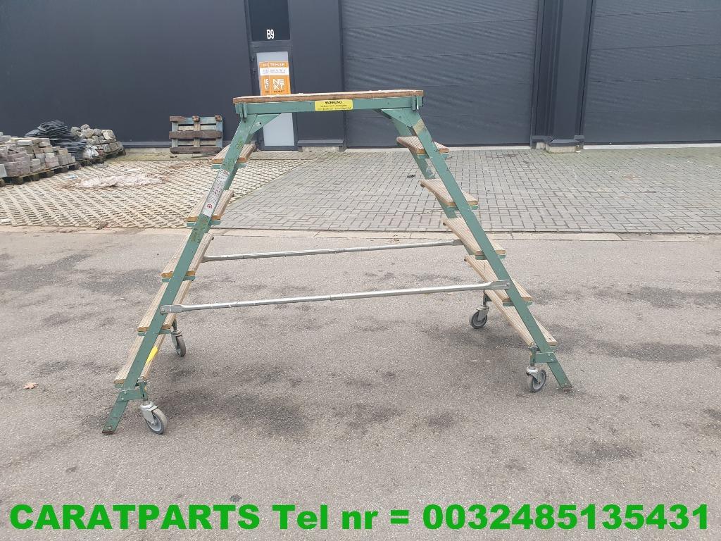magazijntrap bordestrap magazijn trap bordes trap, Ophalen of Verzenden, Gebruikt, Trap