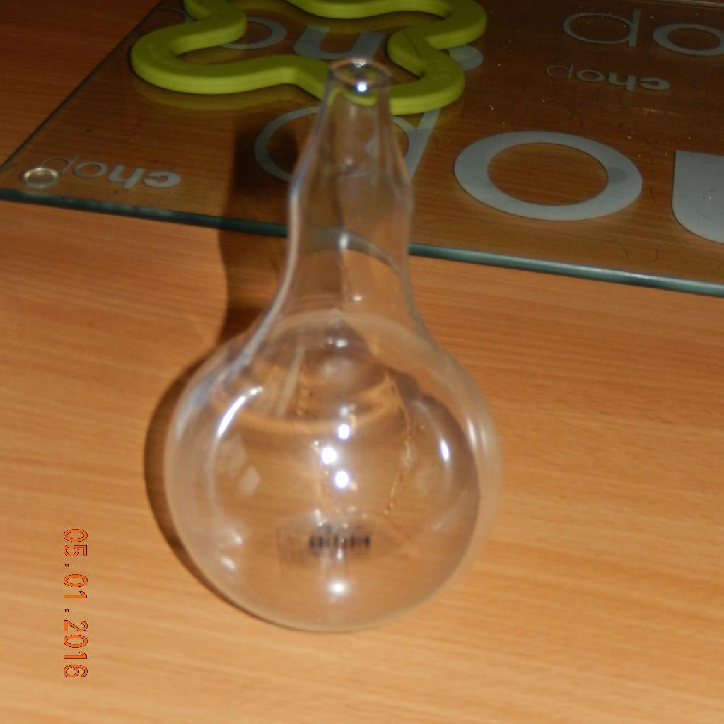 Lampe à huile - verre soufflé, Ophalen of Verzenden, Glas
