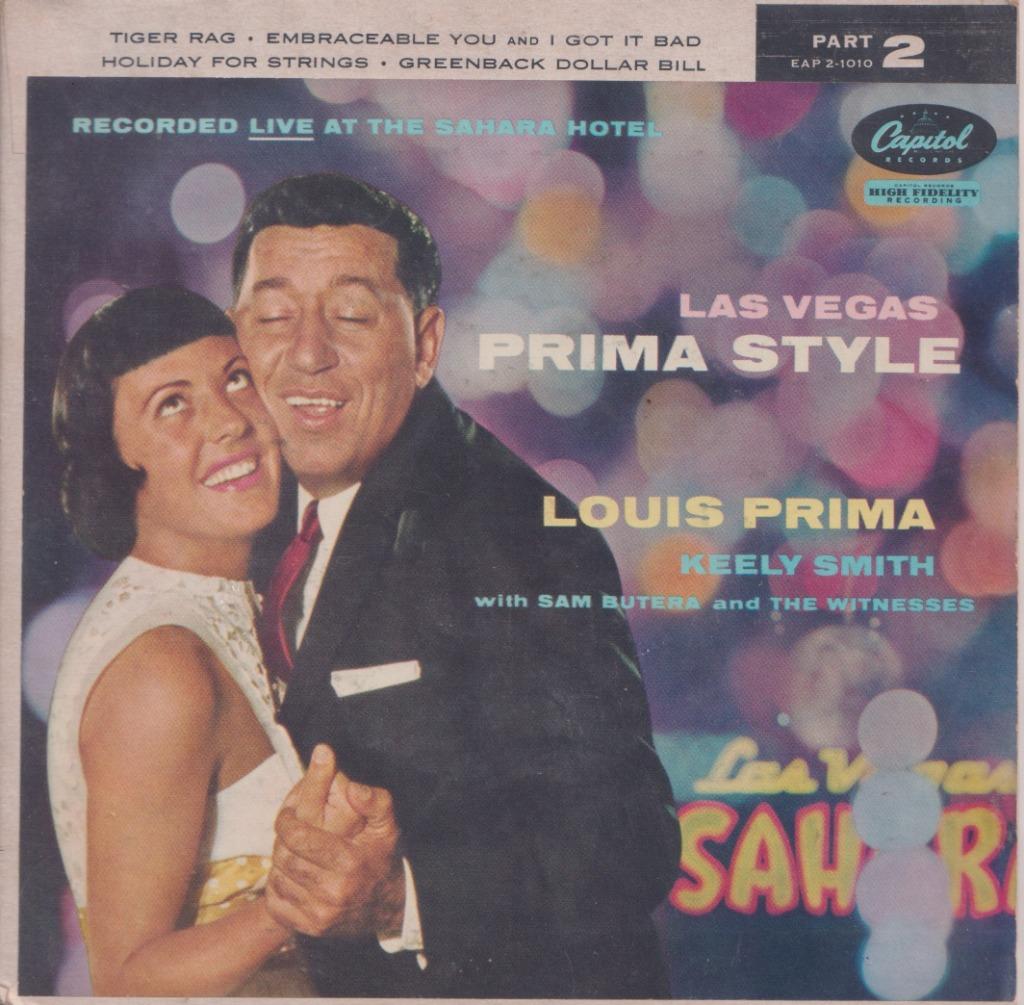 Louis Prima – Tiger Rag / Greenback dollar bill + 2 – EP, Ophalen of Verzenden, Gebruikt, Pop