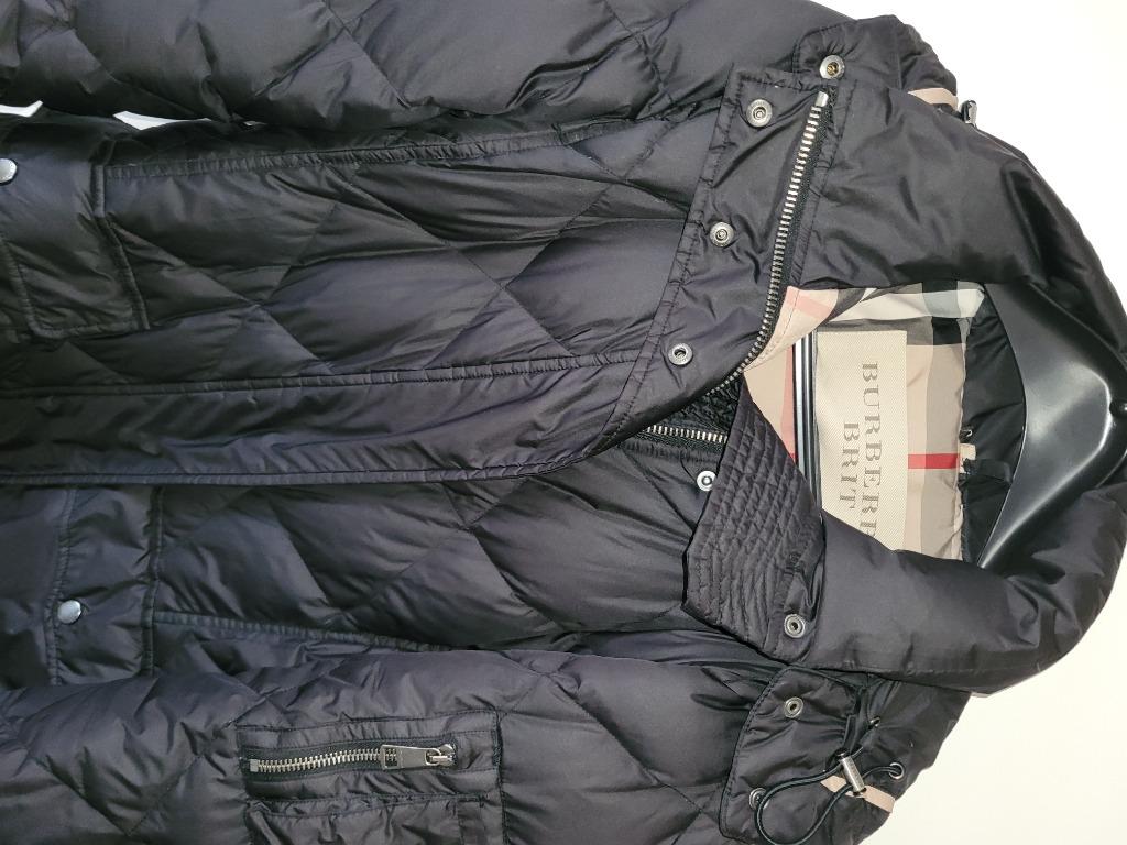Burberry Britt donsjas, Maat 38/40 (M), Zwart, Ophalen of Verzenden, Burberry