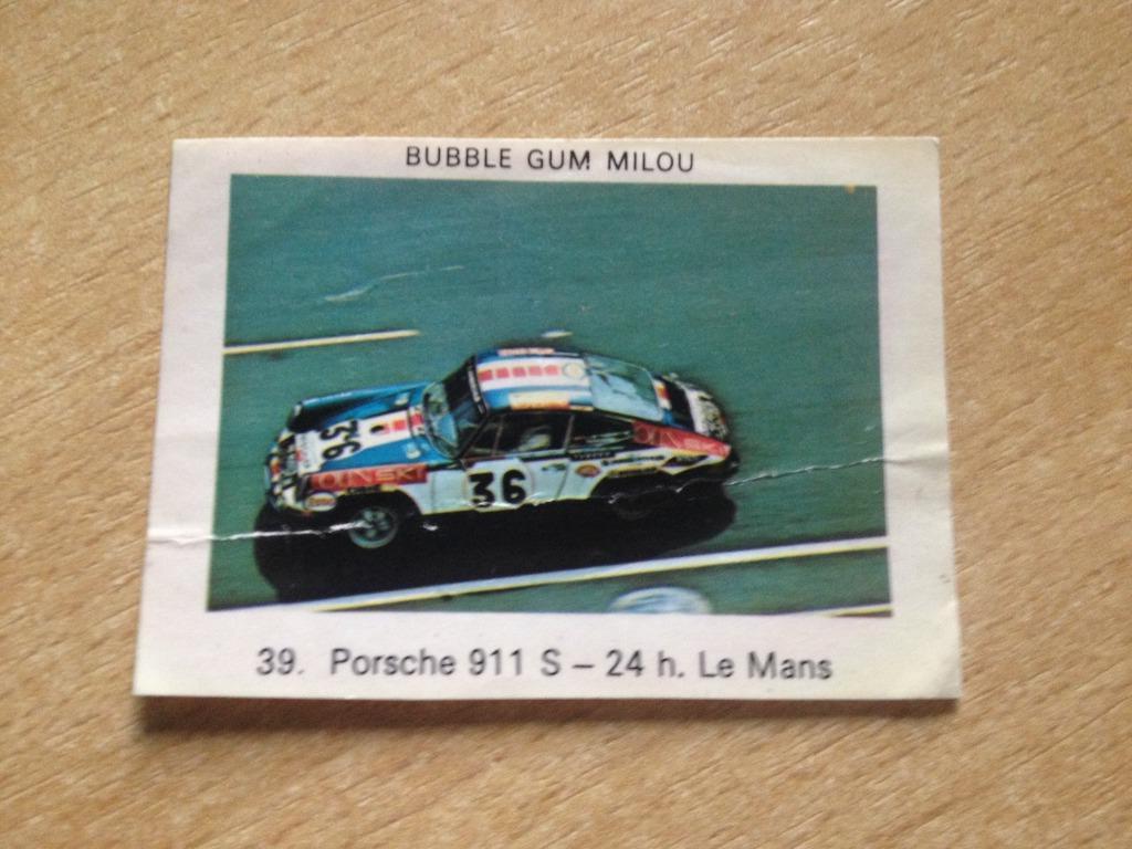 oude jaren '70 sticker Porsche 911 S - 24h Le Mans, Verzamelen, Ophalen of Verzenden, Auto of Motor