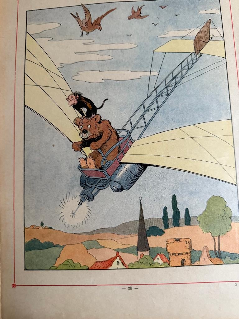 RABIER Benjamin, Martin et Jocko, 1912, Antiquités & Art, Curiosités & Brocante, Envoi