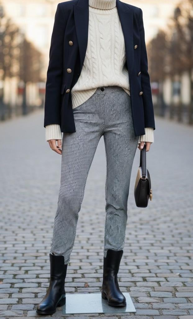 Pantalon fuseau vintage neuf style rétro chic femme XXS, Enlèvement ou Envoi