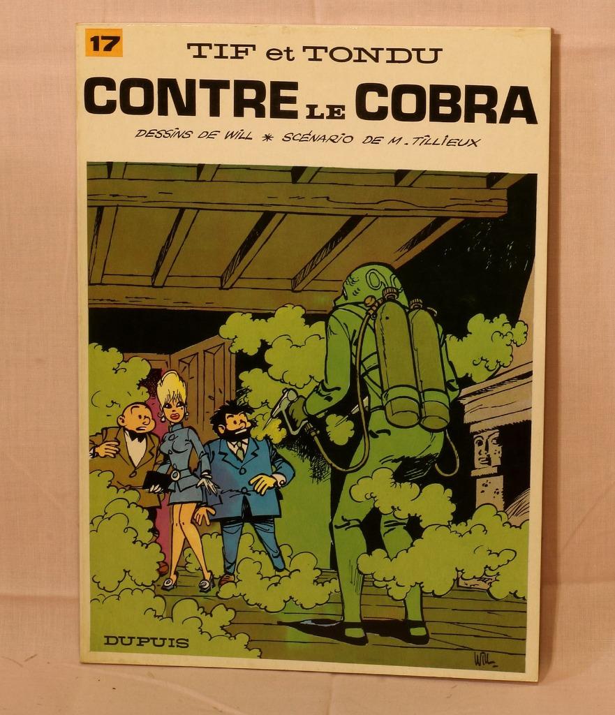 Tif et Tondu contre le cobra - Edition brochée 1979, Eén stripboek, Ophalen of Verzenden, Gelezen