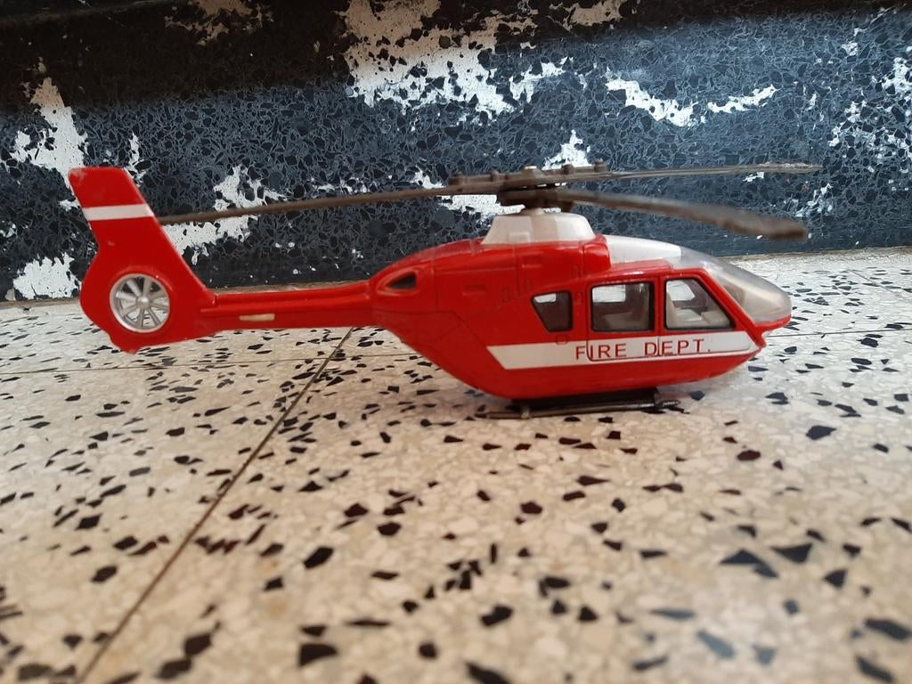 Speelgoed helikopter brandweer, Kinderen en Baby's, Speelgoed |Speelgoedvoertuigen, Ophalen of Verzenden, Gebruikt