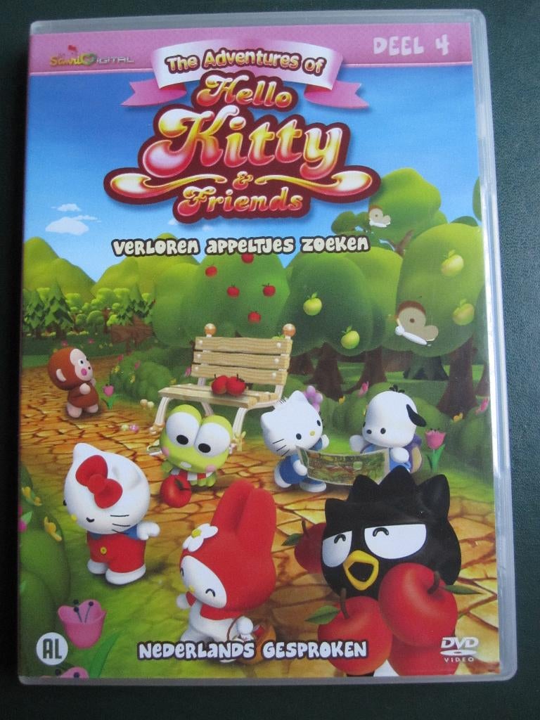 Hello Kitty & Friends 4 - Verloren appeltjes zoeken, Tekenfilm, Ophalen of Verzenden, Zo goed als nieuw, Alle leeftijden