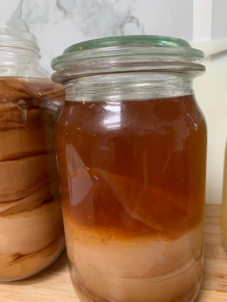 Kombucha en kefir, Enlèvement