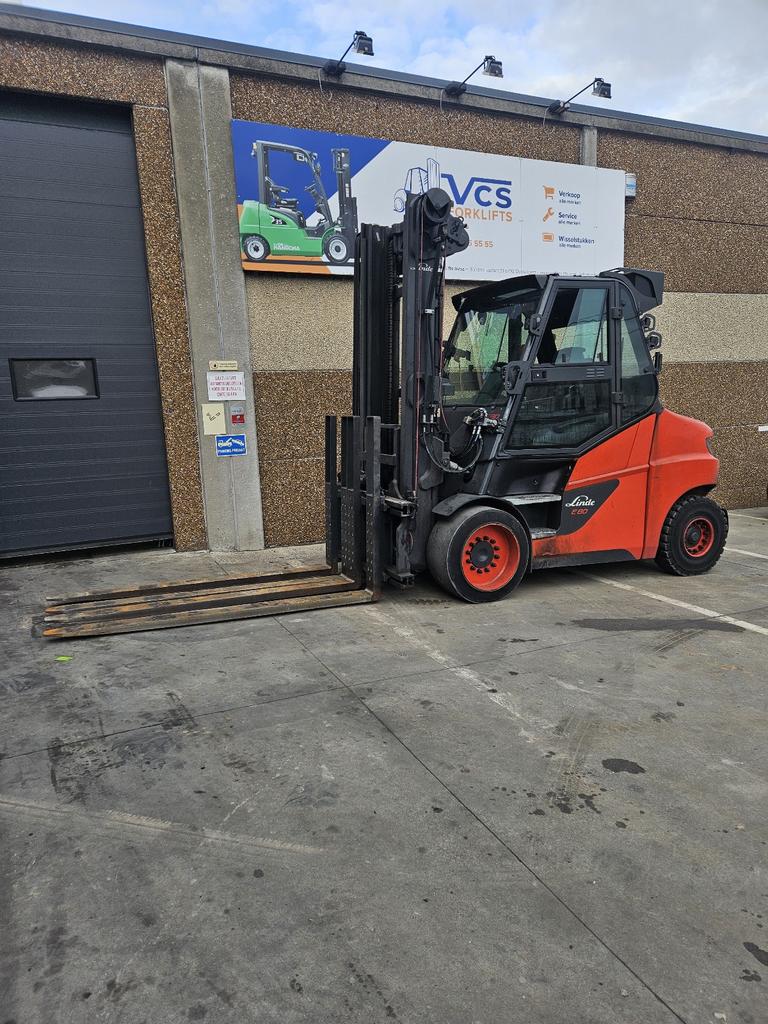 LINDE 8t electrische heftruck e80/900  2020, Articles professionnels, Enlèvement, Chariot élévateur