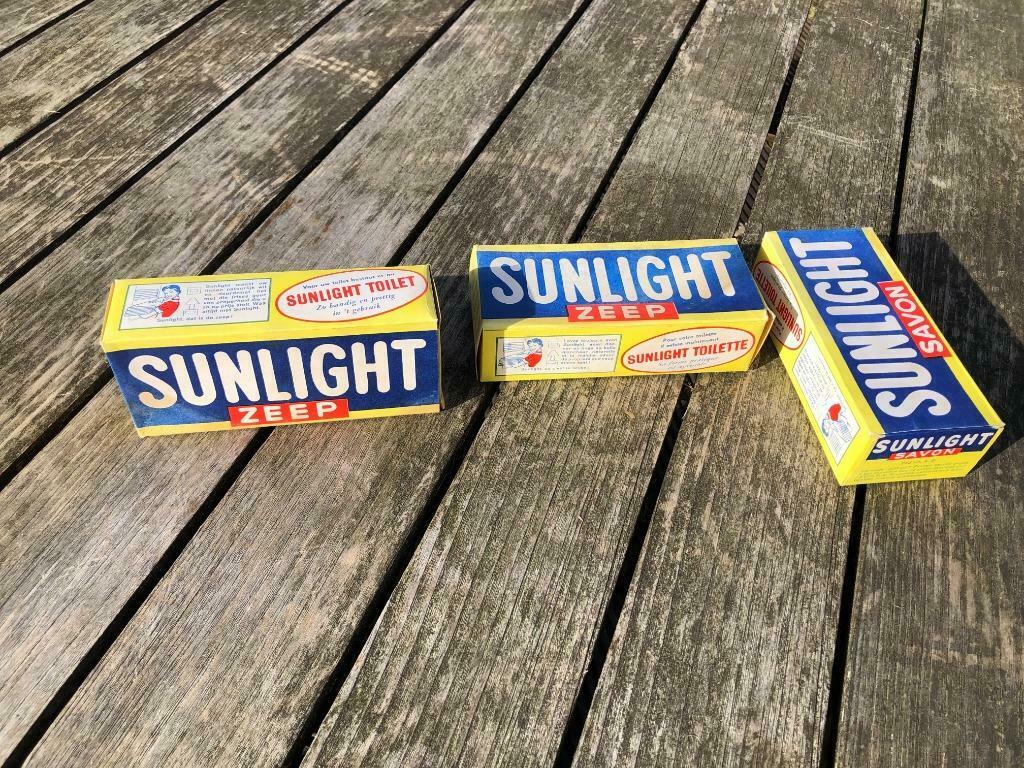 vintage SUNLIGHT zeep in originele verpakking, Enlèvement ou Envoi