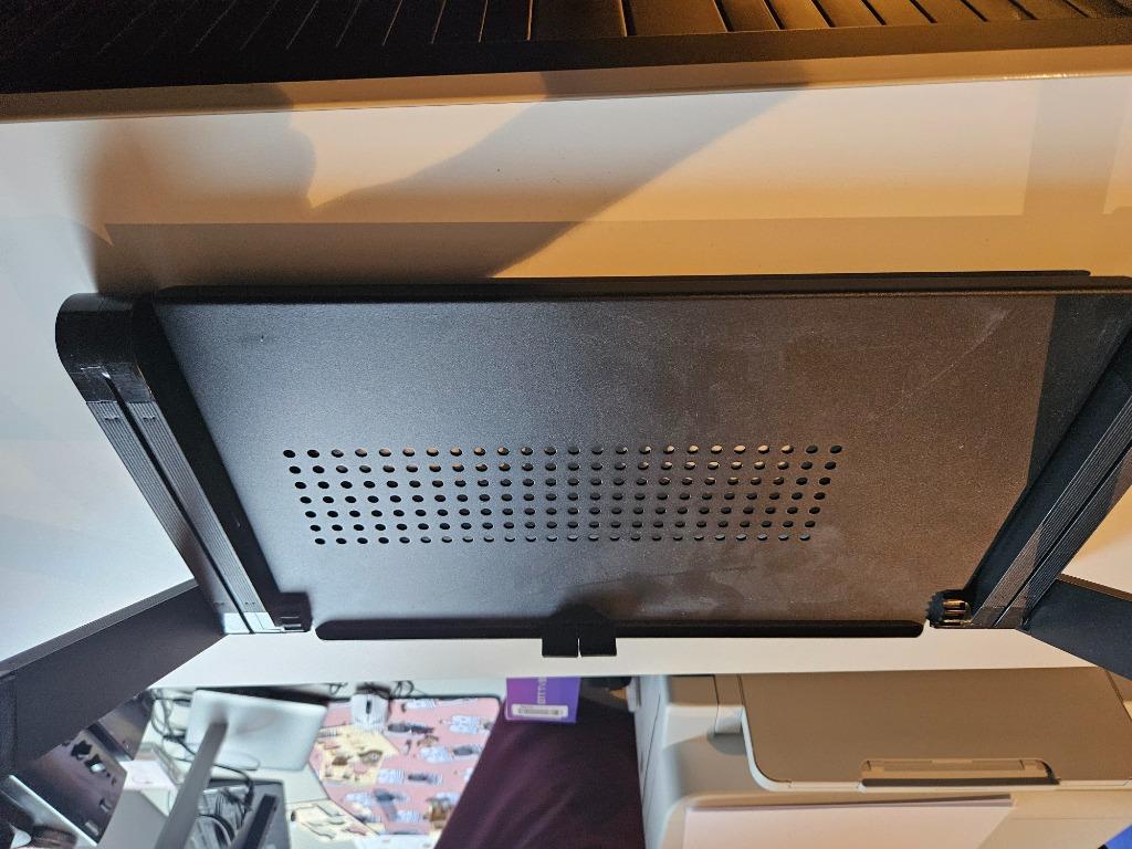 Laptopsteunen, Enlèvement, Comme neuf, Réglable en hauteur
