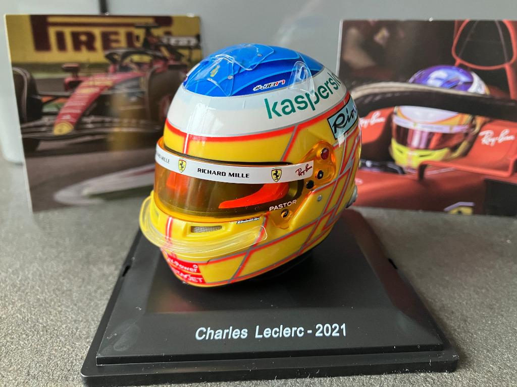 Charles Leclerc 1:5 helm 2021 Frankrijk GP Ferrari SF21 F1, Enlèvement ou Envoi, Neuf, ForTwo