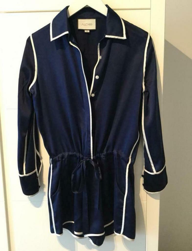 Mooie zijden playsuit van ALEXIS Size xs, Ophalen of Verzenden, Zo goed als nieuw