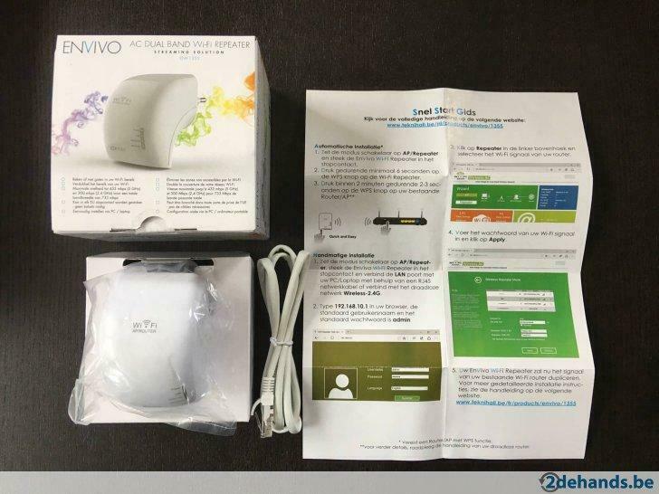 Envivo AC Dual Band Wifi Repeater (Nieuw!), Ophalen of Verzenden, Nieuw