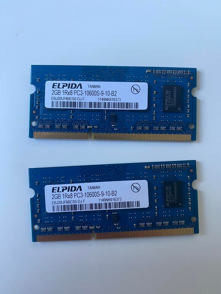 RAM Apple iMac 2 x 2 GB, Informatique & Logiciels, Comme neuf, 2 GB