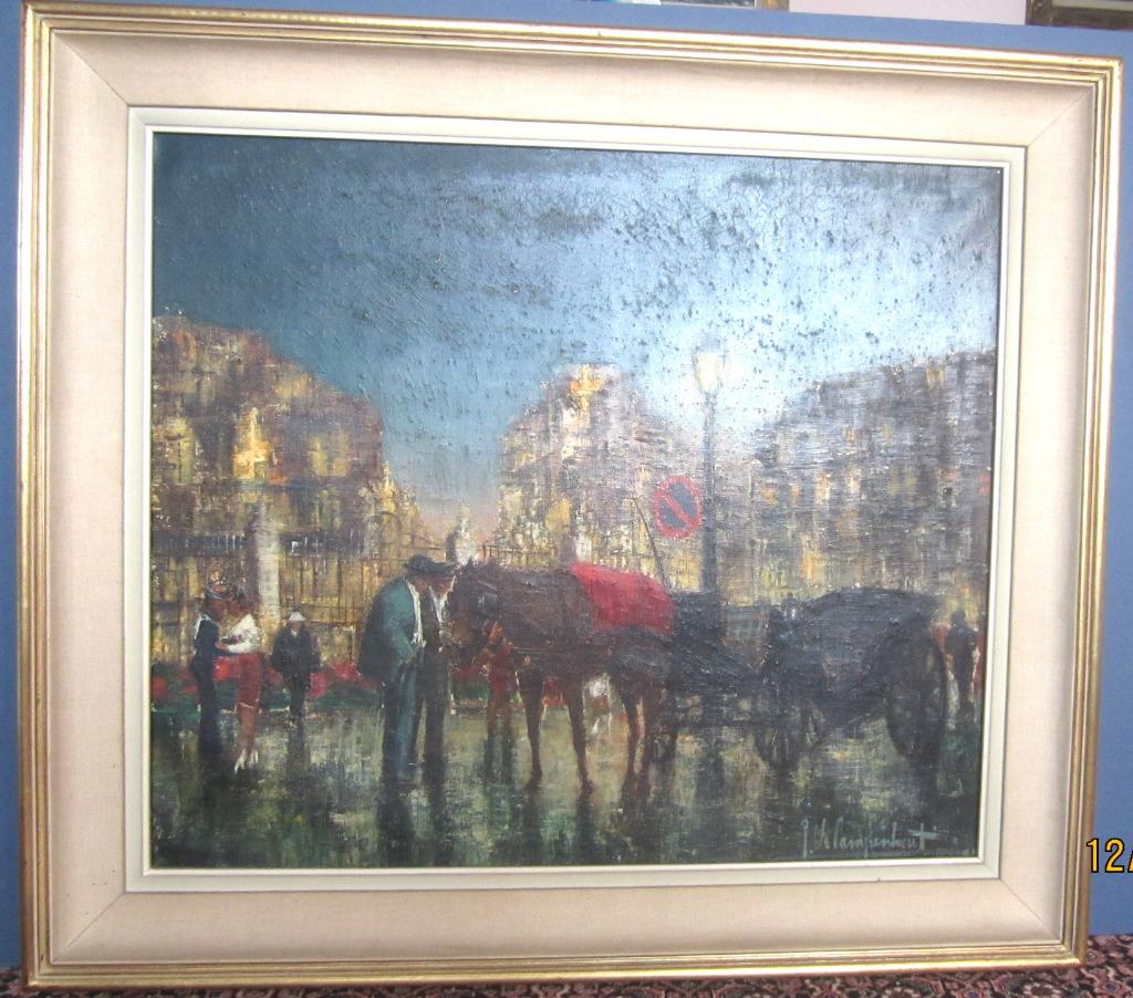 "Stad bij avondlicht" - Van Campenhout Jan, Ophalen