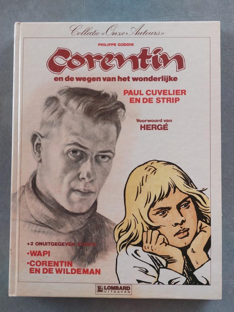 Corentin Cuvelier en de strip Philippe Goddin 1984 HC, Eén stripboek, Ophalen of Verzenden, Zo goed als nieuw, Cuvelier Goddin