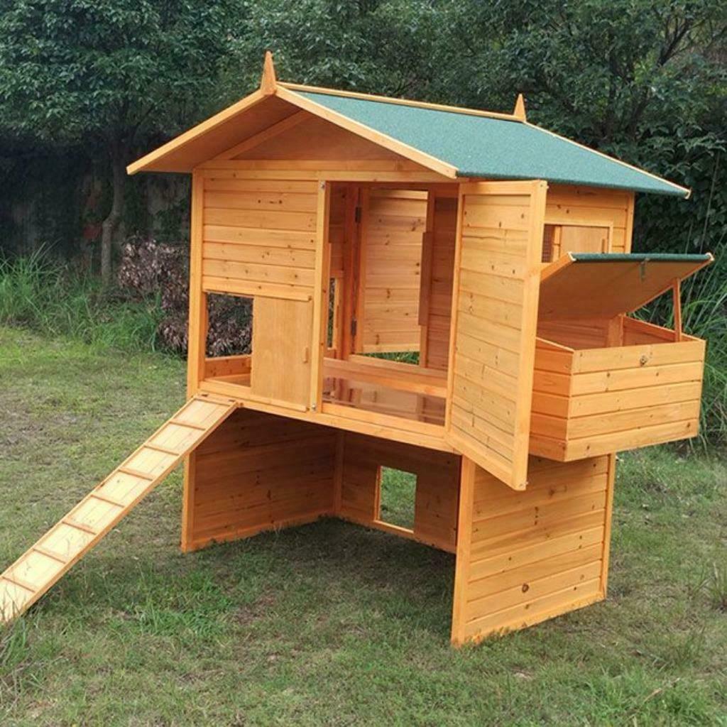 Poulailler XXL 18 poules maison poule coq abri poules oie, Dieren en Toebehoren, Pluimvee | Toebehoren, Nieuw, Kippenhok of Kippenren