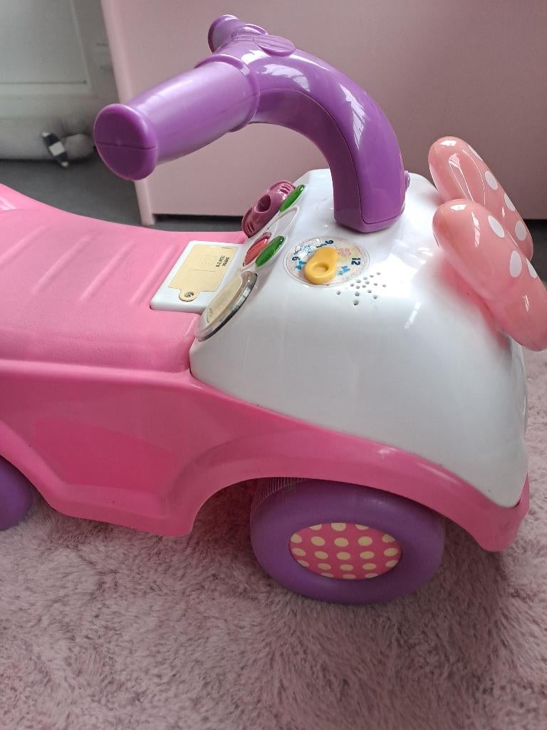 Loopwagentje Minnie Mouse, Ophalen of Verzenden, Gebruikt, Auto, Met licht