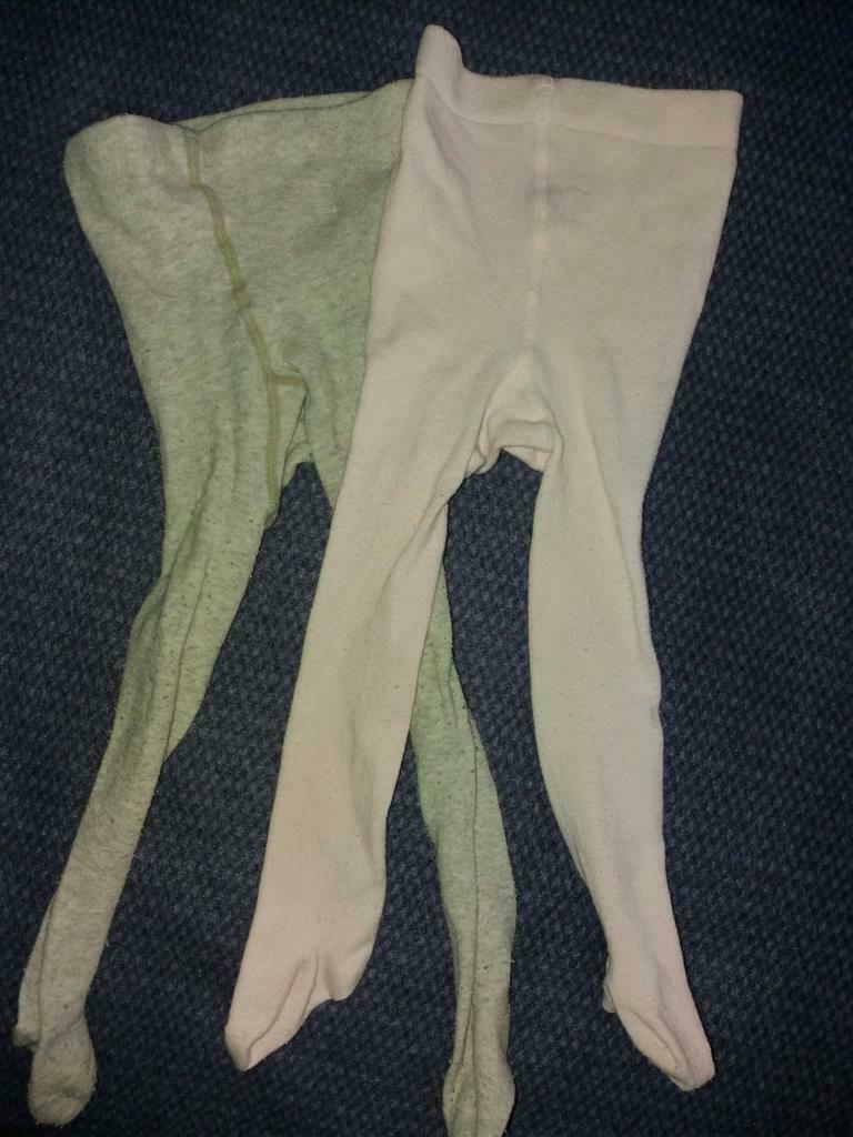 Lot 2 collants bébé fille T62-68, Enlèvement ou Envoi, H&M, Vêtements de nuit ou Sous-vêtements, Utilisé