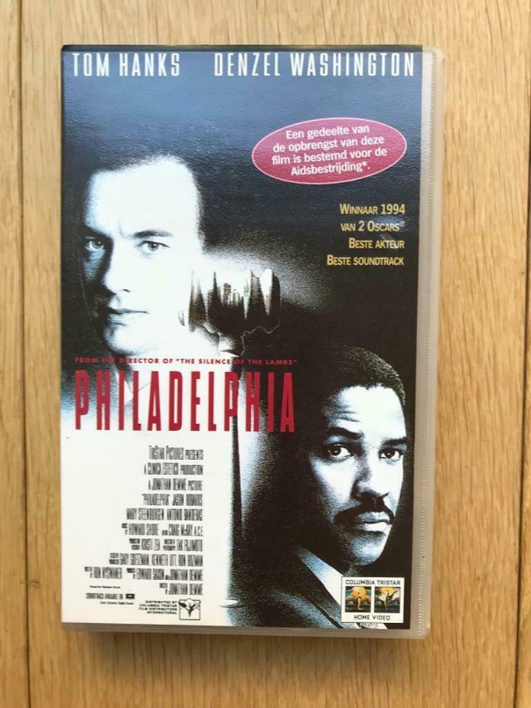 VHS Video - Philadelphia - Tom Hanks & Denzel Washington, Verzamelen, Ophalen of Verzenden, Nieuw, Film, Overige typen
