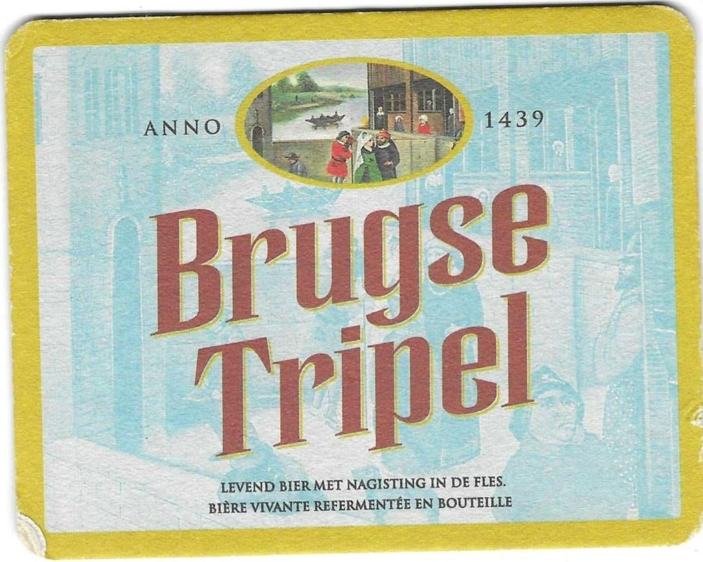 bierviltje 1st Brugse tripel, Envoi