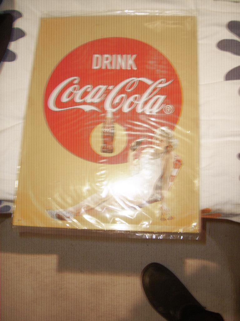 coca cola, Enlèvement, Comme neuf, Panneau publicitaire