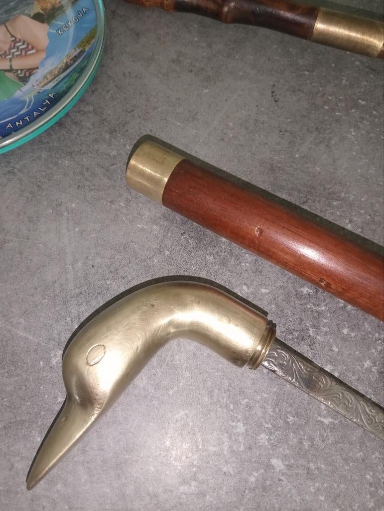 Wandelstok voor verdediging., Antiek en Kunst, Curiosa en Brocante