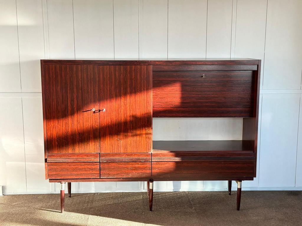 Scandinavische highboard, 1980’s, Maison & Meubles, Armoires | Armoires murales, Comme neuf, Enlèvement