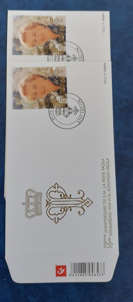 FDC KONINGIN PAOLA 2007, Ophalen of Verzenden