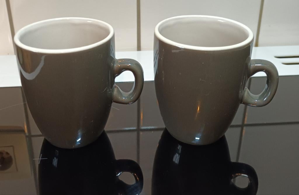 2 kopjes senseo, Huis en Inrichting, Keuken | Servies, Ophalen of Verzenden, Zo goed als nieuw