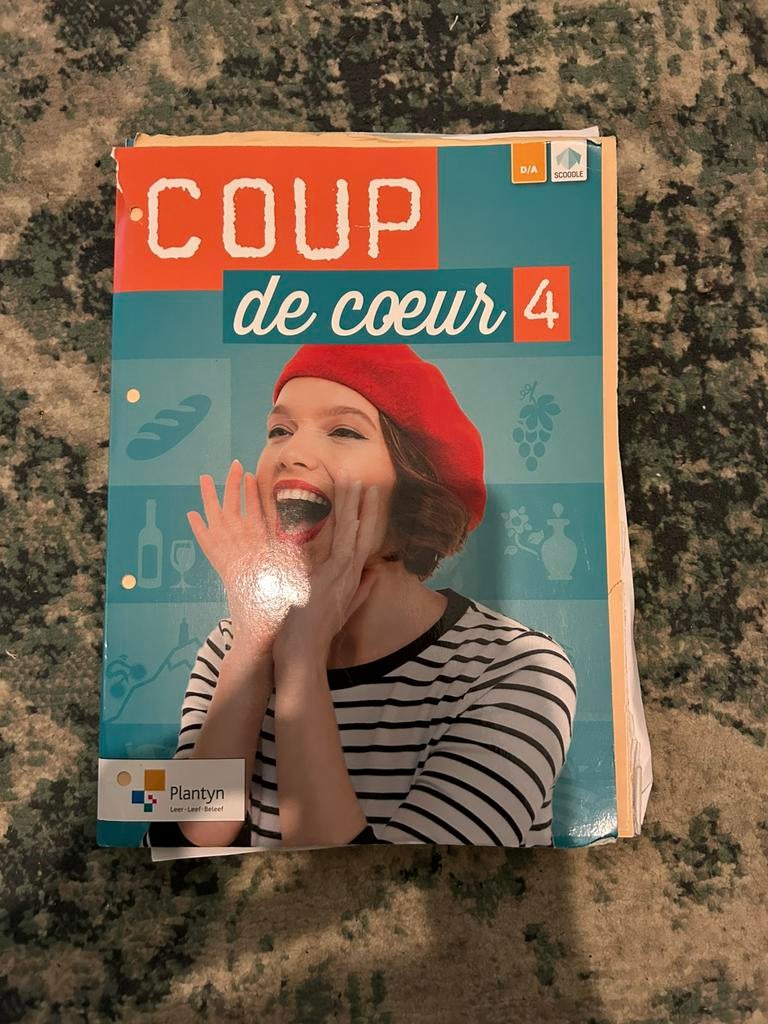 Coup de coeur 4 Leerwerkboek D/A, Ophalen, Zo goed als nieuw, Overige niveaus, Frans