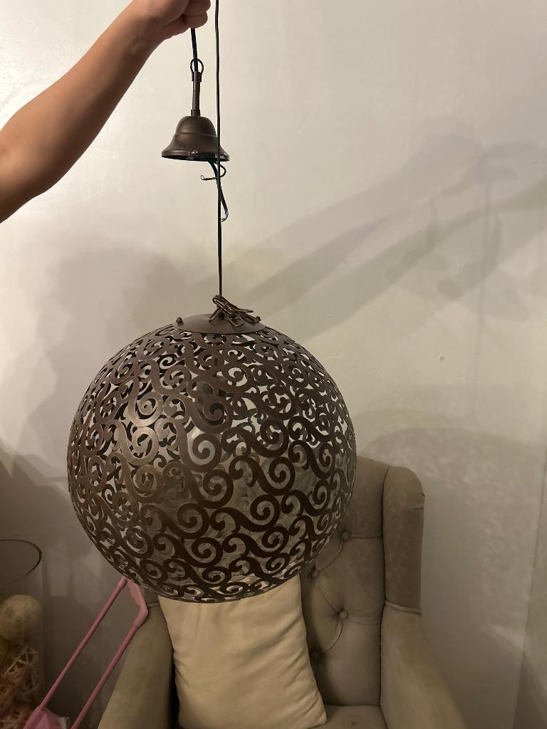Lampe, Ophalen, Gebruikt, Metaal, Minder dan 50 cm