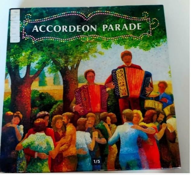 Vinyl Box Accordeon Parade Folk volksmuziek Folklore Frans, CD & DVD, Enlèvement ou Envoi, 12 pouces