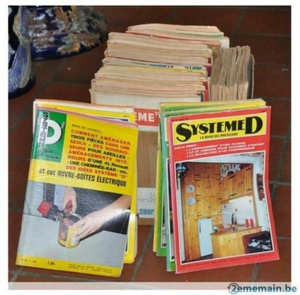 lot de 78 anciens livres bricolage système D, Ophalen of Verzenden, Gebruikt, Knutselwerk