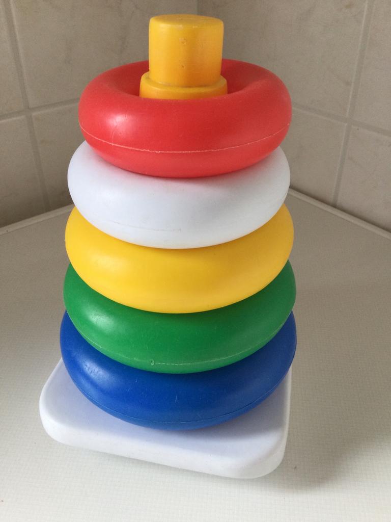 Stapeltoren ringen, Kinderen en Baby's, Speelgoed | Fisher-Price, Ophalen of Verzenden, Zo goed als nieuw