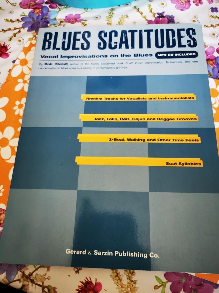 Blues scatitudes vocal improvisations on the blues met cd, Muziek en Instrumenten, Zang, Les of Cursus, Ophalen of Verzenden, Zo goed als nieuw
