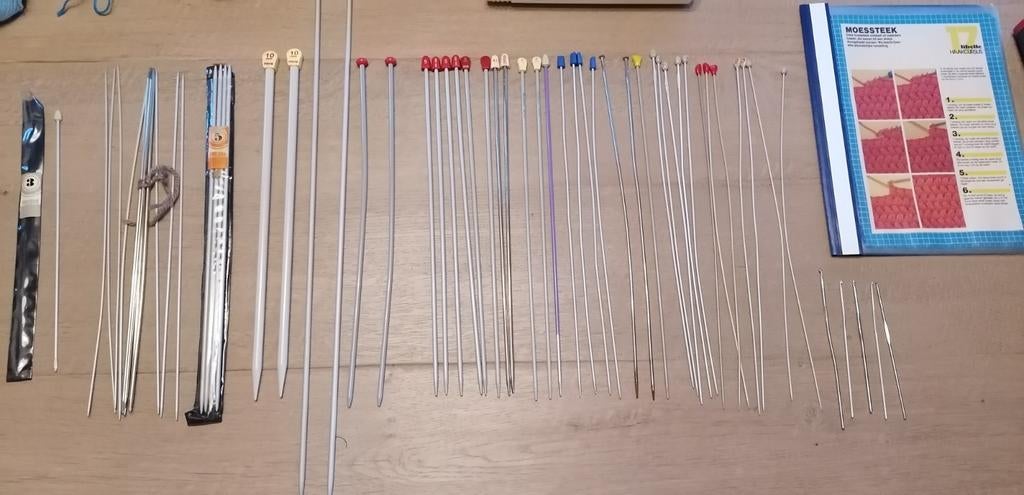 Breinaalden en haaknaalden, Ophalen, Gebruikt
