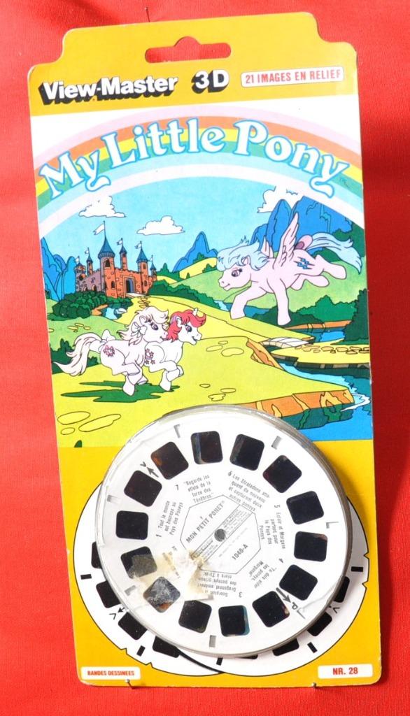 3 disques view- master 3d mon petit poney  (12), Enlèvement ou Envoi, Utilisé, Enfant, Photo
