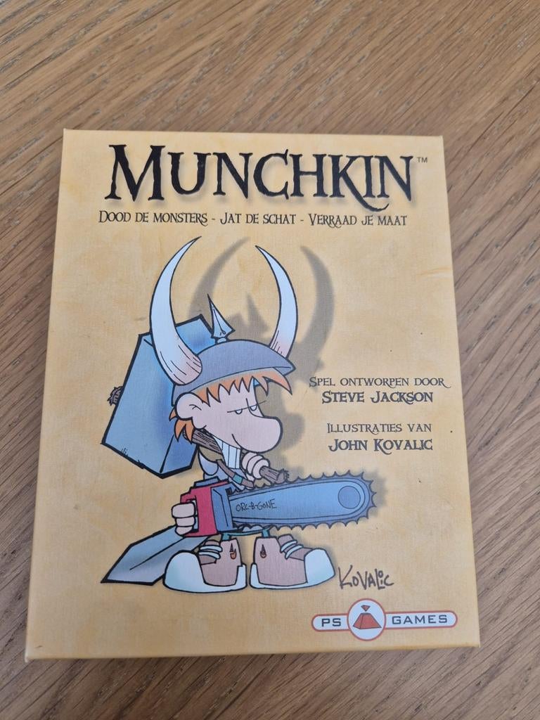 Munchkin, Vijf spelers of meer, Ophalen, Zo goed als nieuw