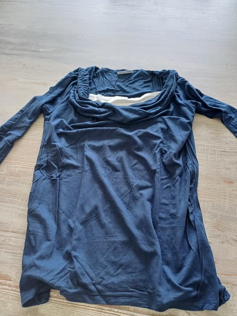 Set van 2 t shirts zwangerschap/borstvoeding, maat S, Ophalen of Verzenden, Zo goed als nieuw, Maat 36 (S)