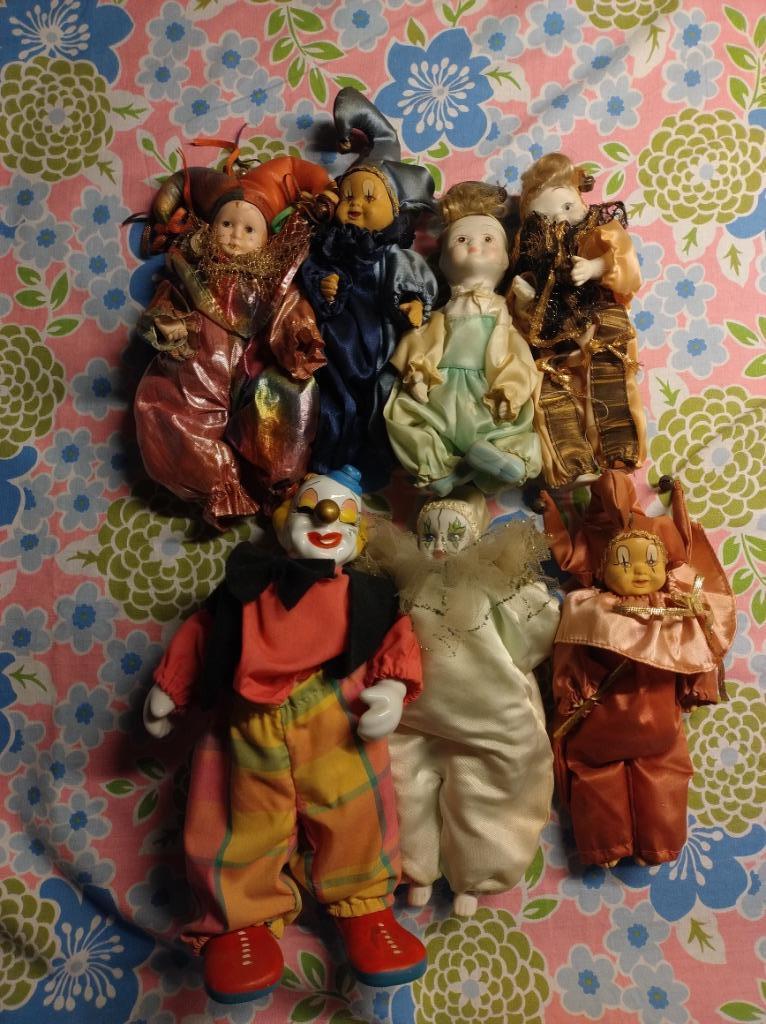 Lot van harlekijnen + 1 clown, Enlèvement ou Envoi, Utilisé