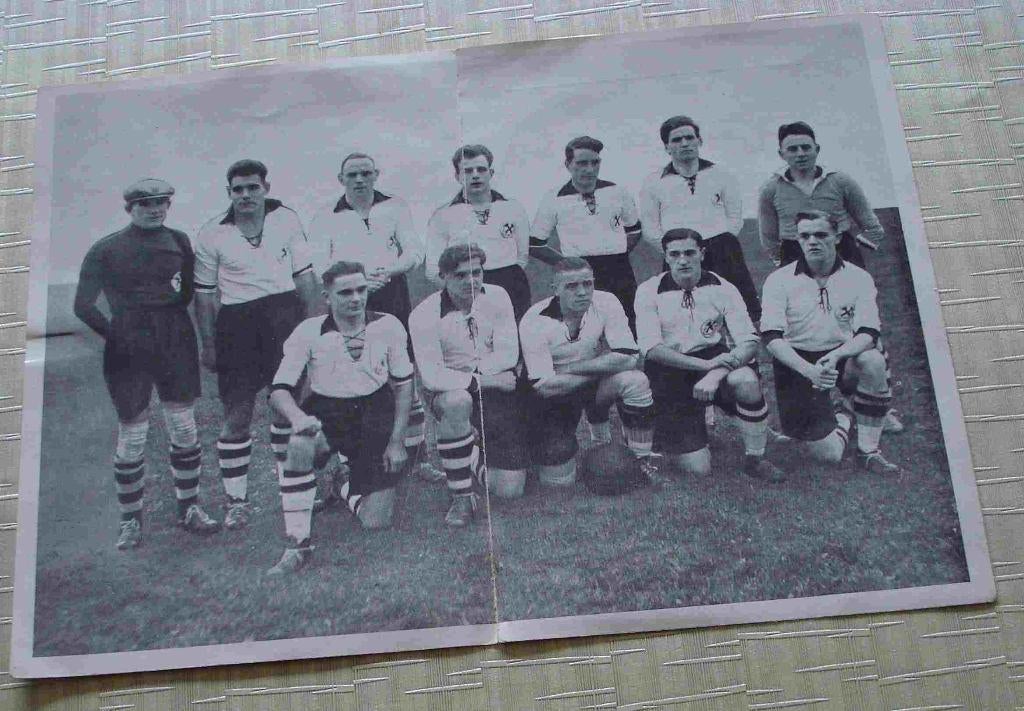 Kaart voetbalploeg Bleijerheide jaren '30, Ophalen of Verzenden